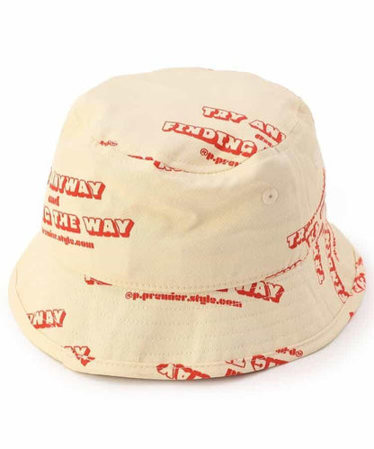 印花帆布帽
