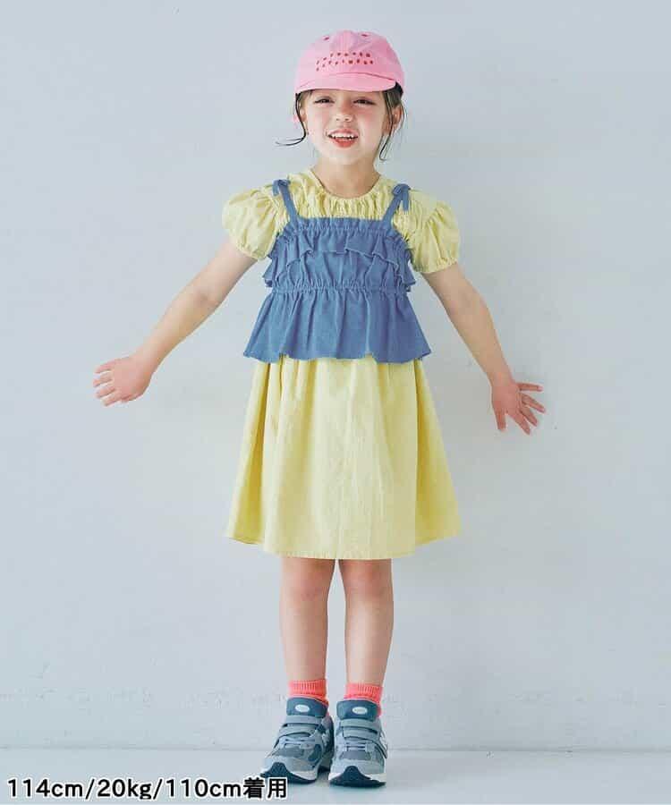 荷葉邊背心＆上衣套裝