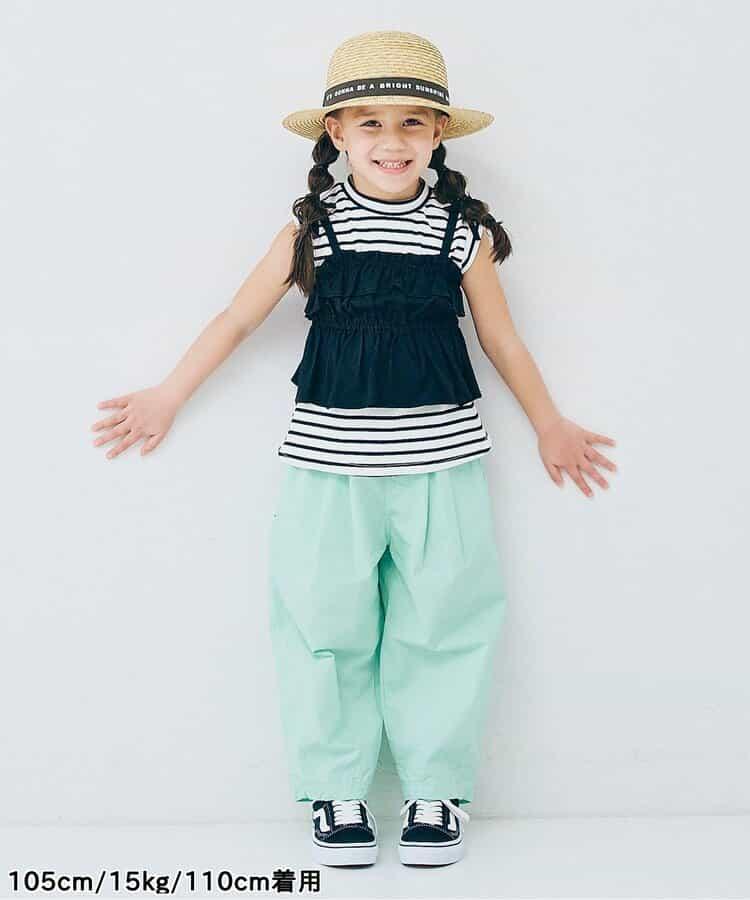 荷葉邊背心＆上衣套裝