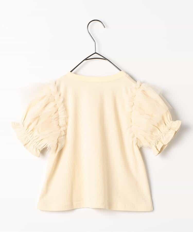 【連衣裙】蓬鬆荷葉邊泡泡袖T恤