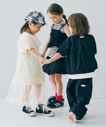 【連衣裙】蓬鬆荷葉邊泡泡袖T恤