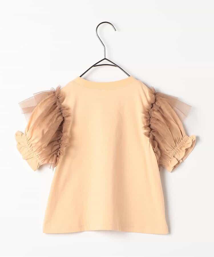 【連衣裙】蓬鬆荷葉邊泡泡袖T恤