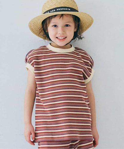 【鏈接】多色條紋格子針織上衣_套裝搭配款