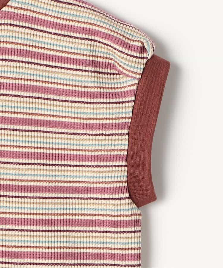 【鏈接】多色條紋格子針織上衣_套裝搭配款