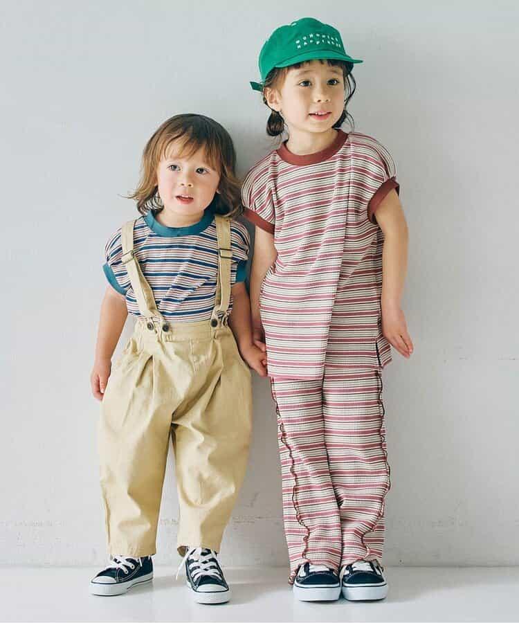 【鏈接】多色條紋格子針織上衣_套裝搭配款