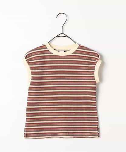 【鏈接】多色條紋格子針織上衣_套裝搭配款