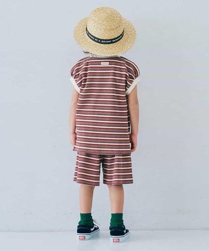 【鏈接】多色條紋格子針織上衣_套裝搭配款