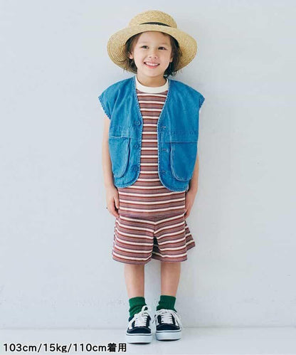 【鏈接】多色條紋格子針織上衣_套裝搭配款