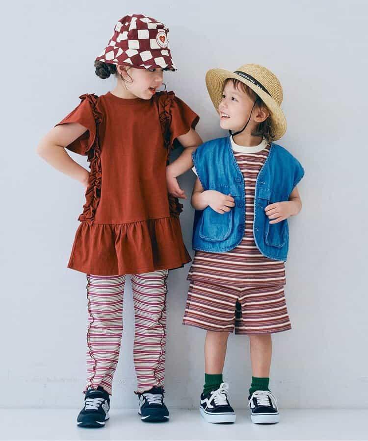 【鏈接】多色條紋格子針織上衣_套裝搭配款