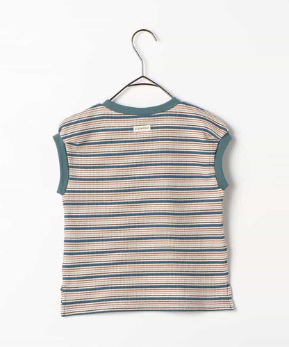 【鏈接】多色條紋格子針織上衣_套裝搭配款