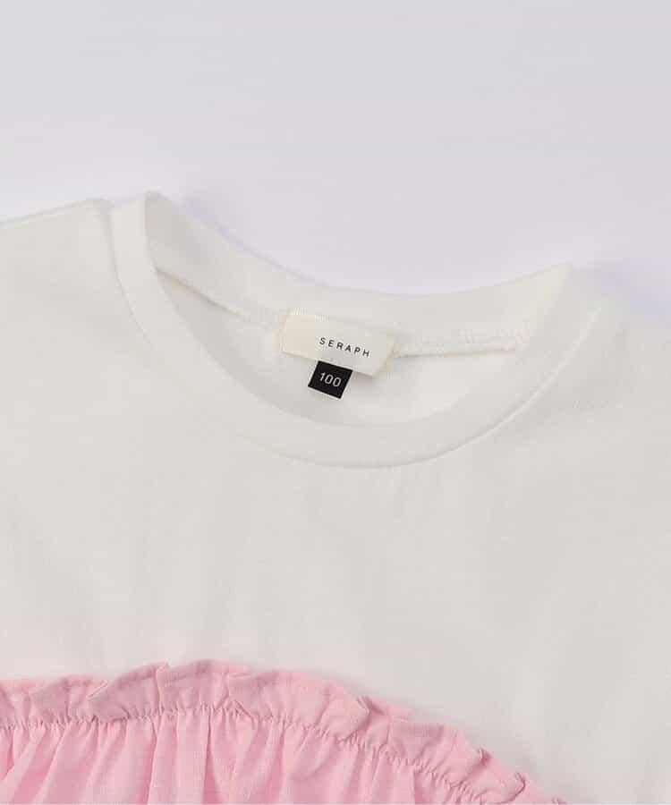 【連衣裙】繡花拼接上衣