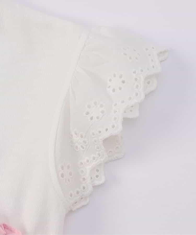 【連衣裙】繡花拼接上衣