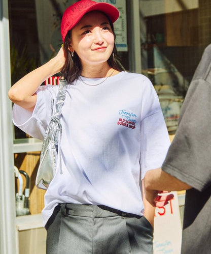JENNIFER SEVEN×FREAK'S STORE 聯名 大尺寸 後背印花 圓領T恤