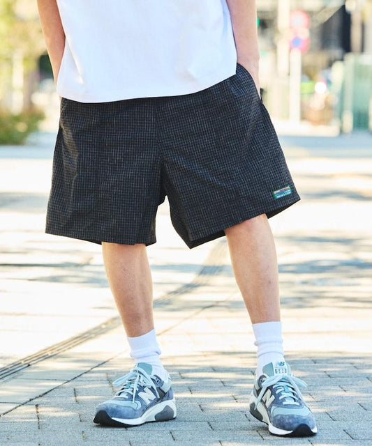 棉尼龍 可摺疊 簡易短褲