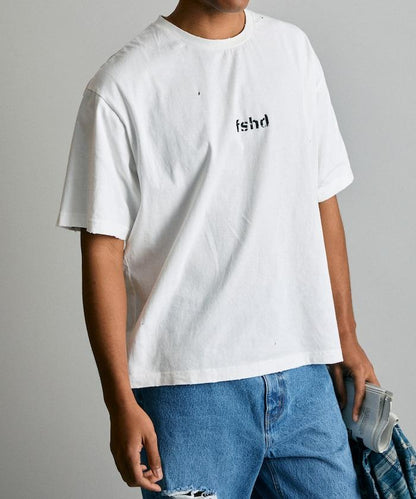 復古標誌短袖T恤