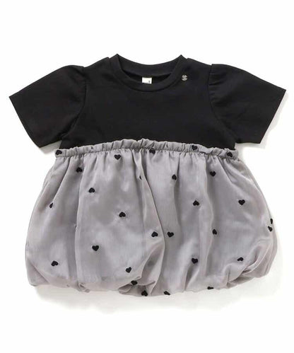 心形刺繡氣球接頭上衣