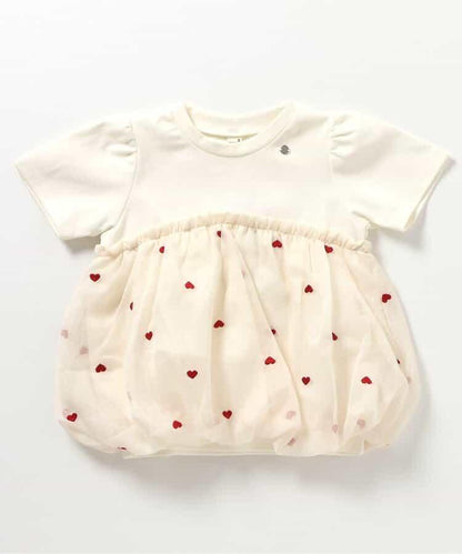 心形刺繡氣球接頭上衣