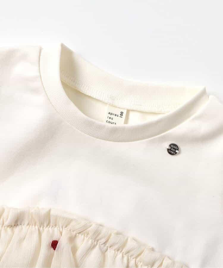 心形刺繡氣球接頭上衣