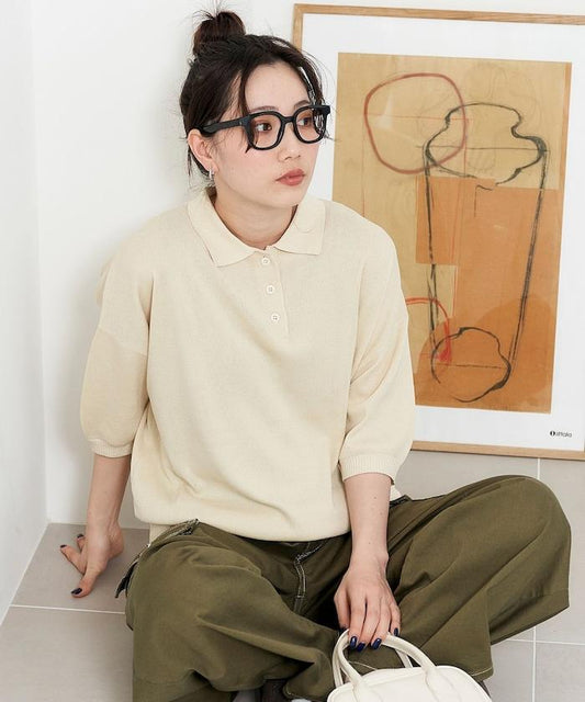 夏季針織 短袖 短袖衫