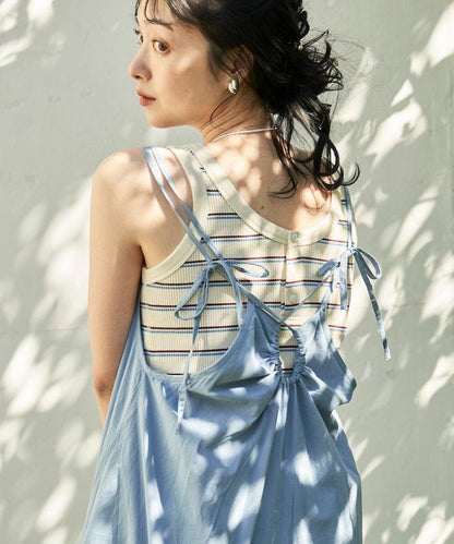 華夫格紋雙面穿背心