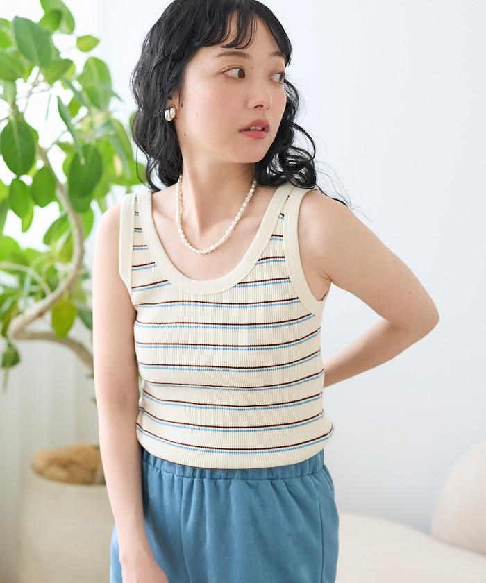 華夫格紋雙面穿背心