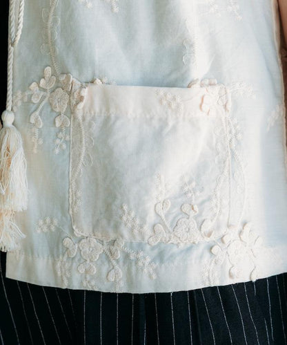 花卉刺繡馬甲