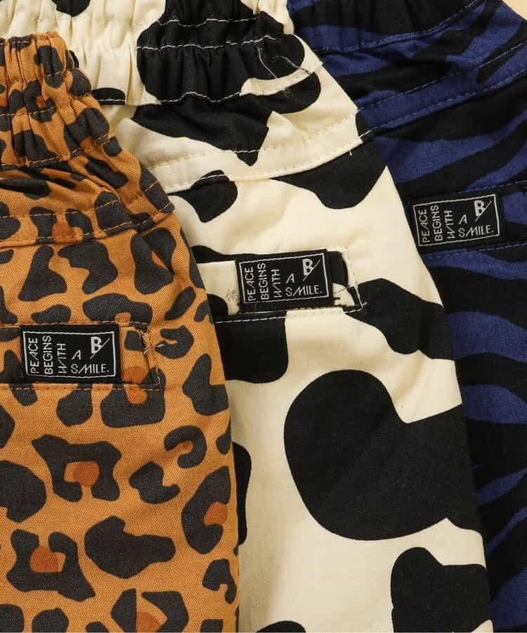 動物紋錐形褲 10分褲