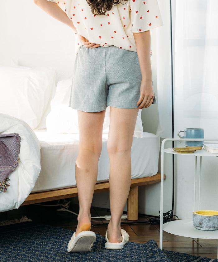 聯名重 心形T恤 純色短褲 室內套裝