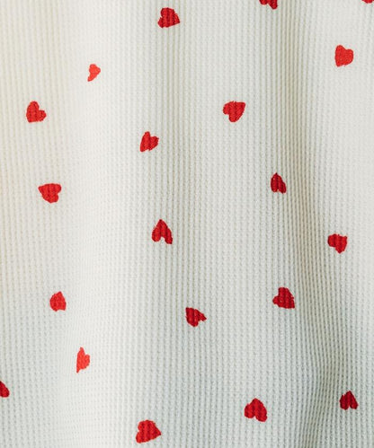 聯名重 心形T恤 純色短褲 室內套裝