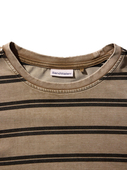 研究長袖T恤/棉邊針織衫