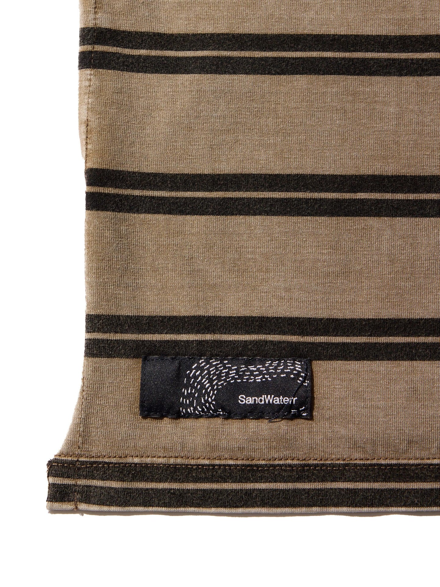 研究長袖T恤/棉邊針織衫