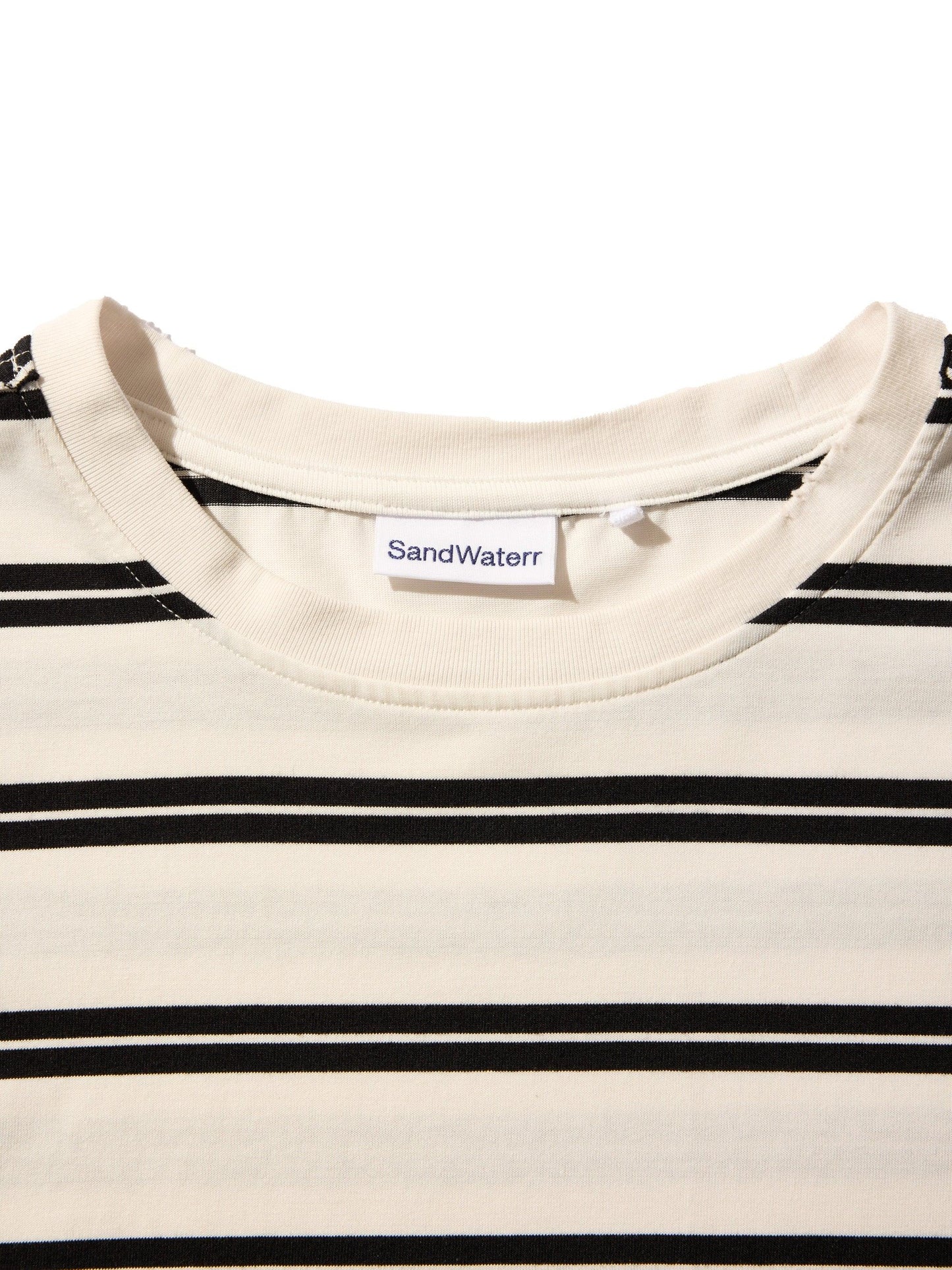 研究長袖T恤/棉邊針織衫