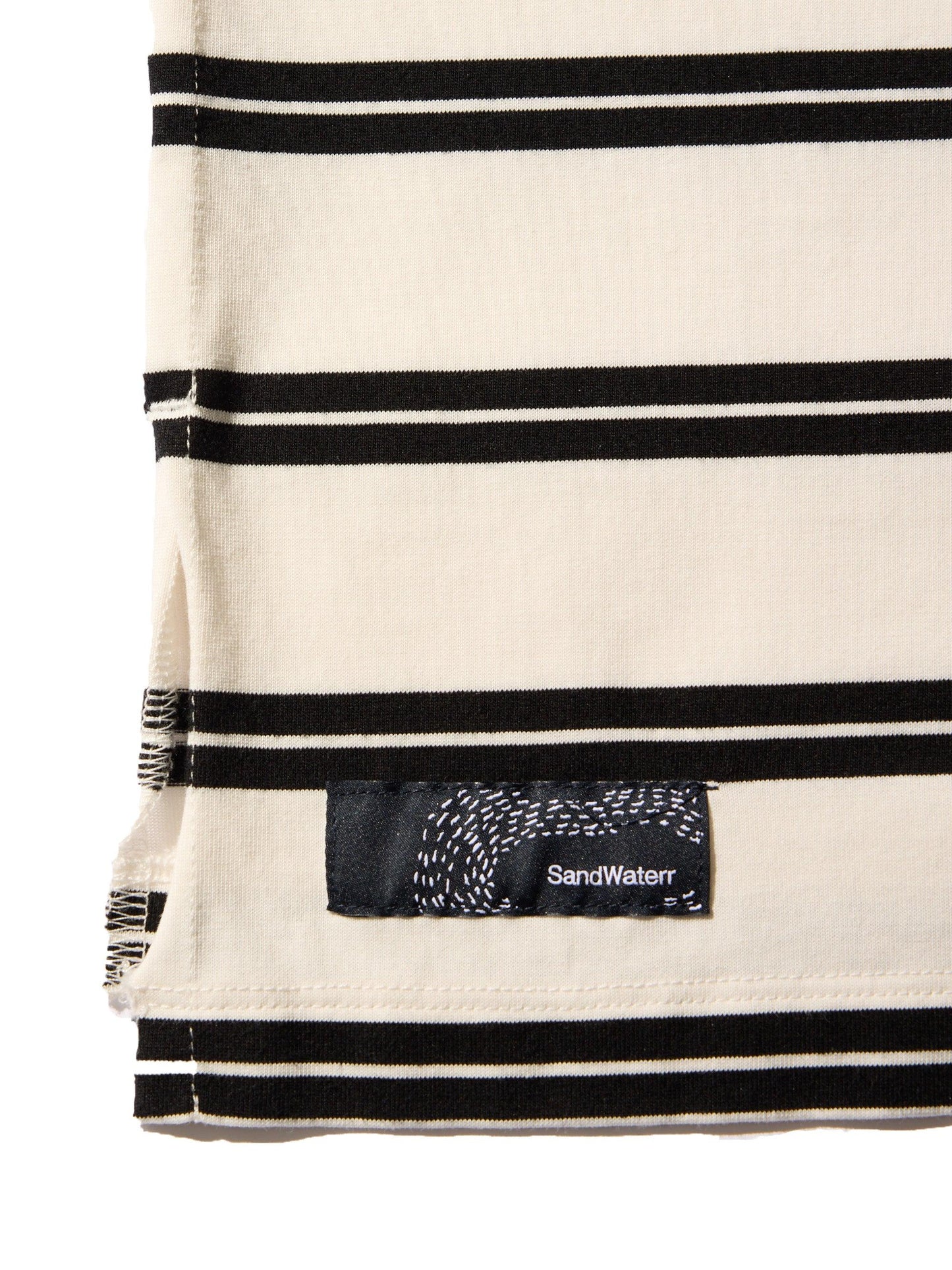 研究長袖T恤/棉邊針織衫