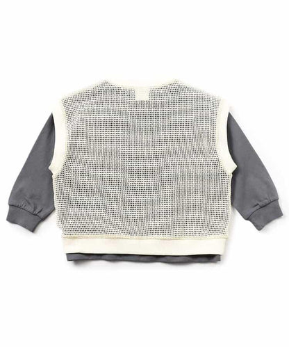 網眼背心2印花襯衫