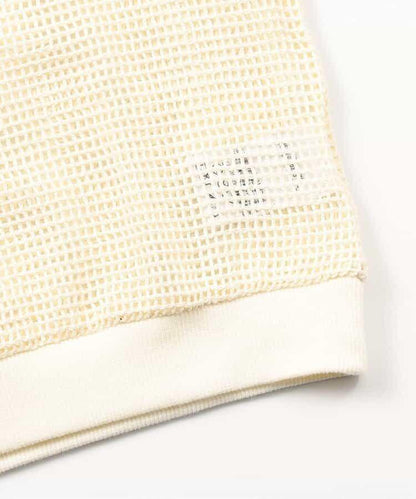 網眼背心2印花襯衫