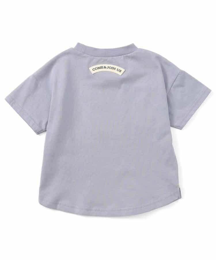 水果和蔬菜標誌刺繡＆強勁動物印花T恤