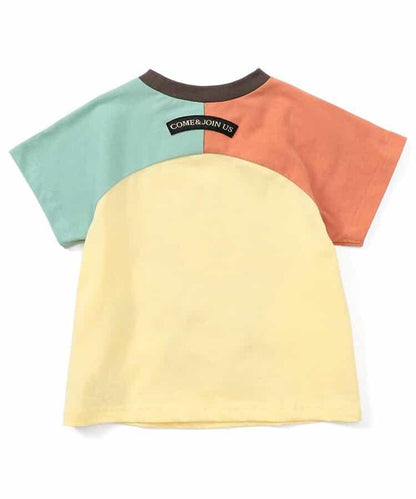 熊和獅子野餐午餐機關印花T恤