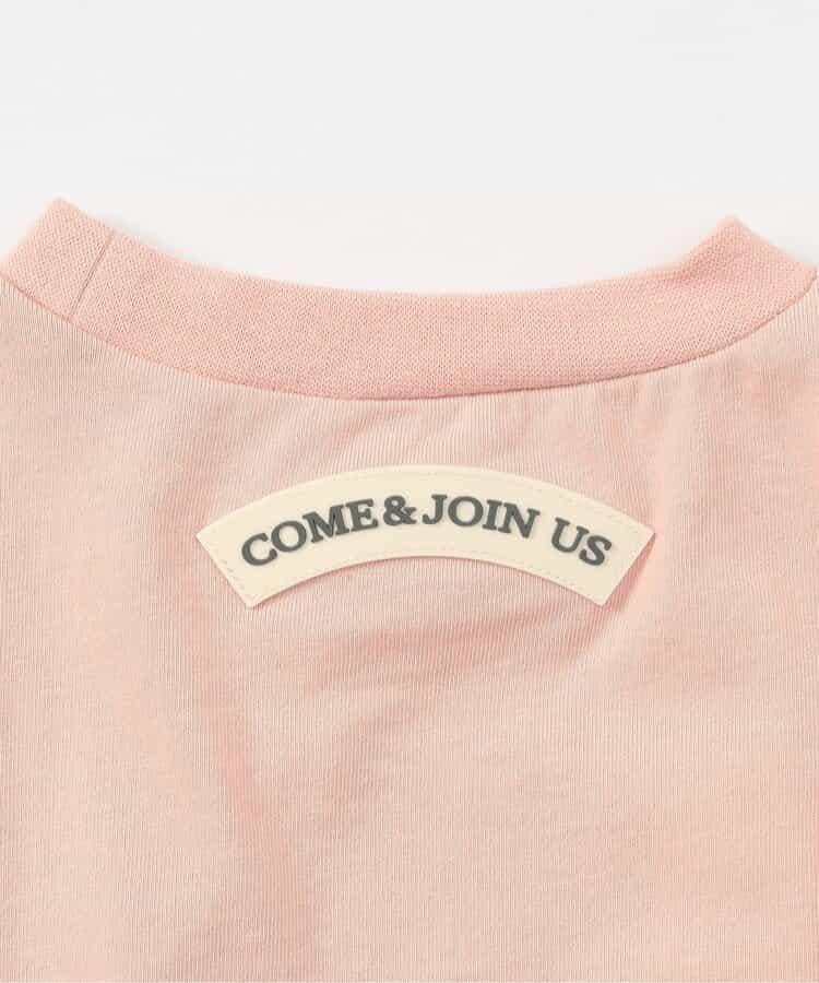 水果和蔬菜標誌刺繡＆強勁動物印花T恤