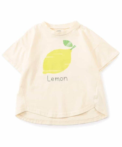 各種水果和蔬菜剪紙印花T恤