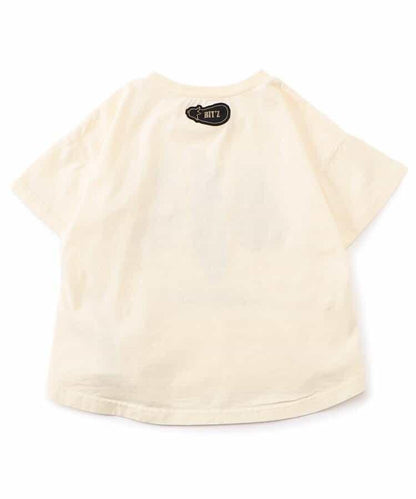 各種水果和蔬菜剪紙印花T恤