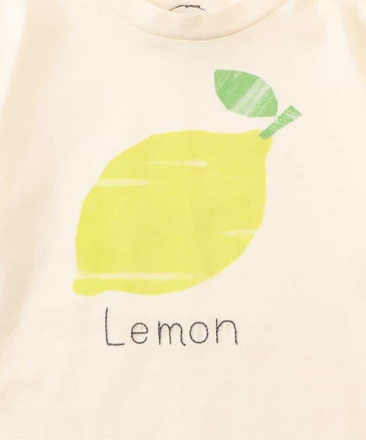 各種水果和蔬菜剪紙印花T恤