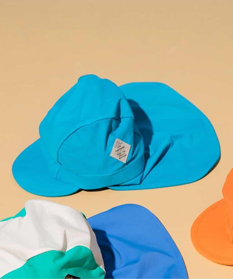 帶日遮陽帽的游泳帽