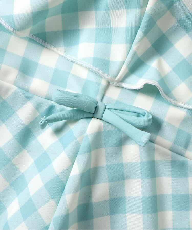 荷葉邊連衣裙泳裝