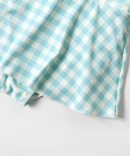 荷葉邊連衣裙泳裝