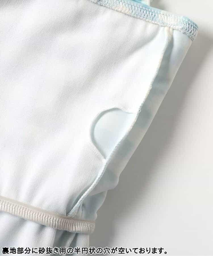 荷葉邊連衣裙泳裝