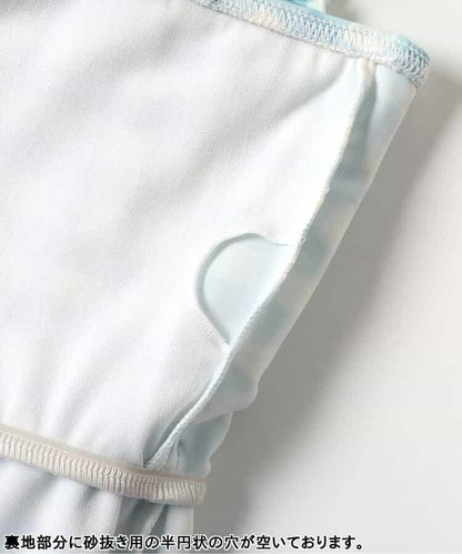 荷葉邊連衣裙泳裝