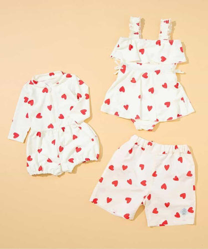 荷葉邊連衣裙泳裝