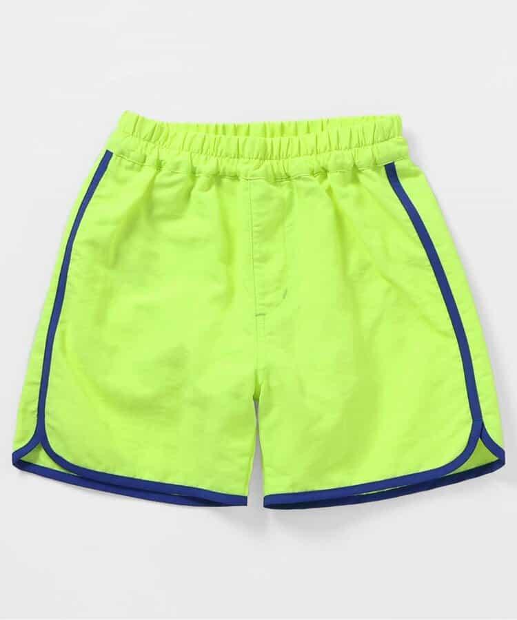 彩色拼接海灘短褲