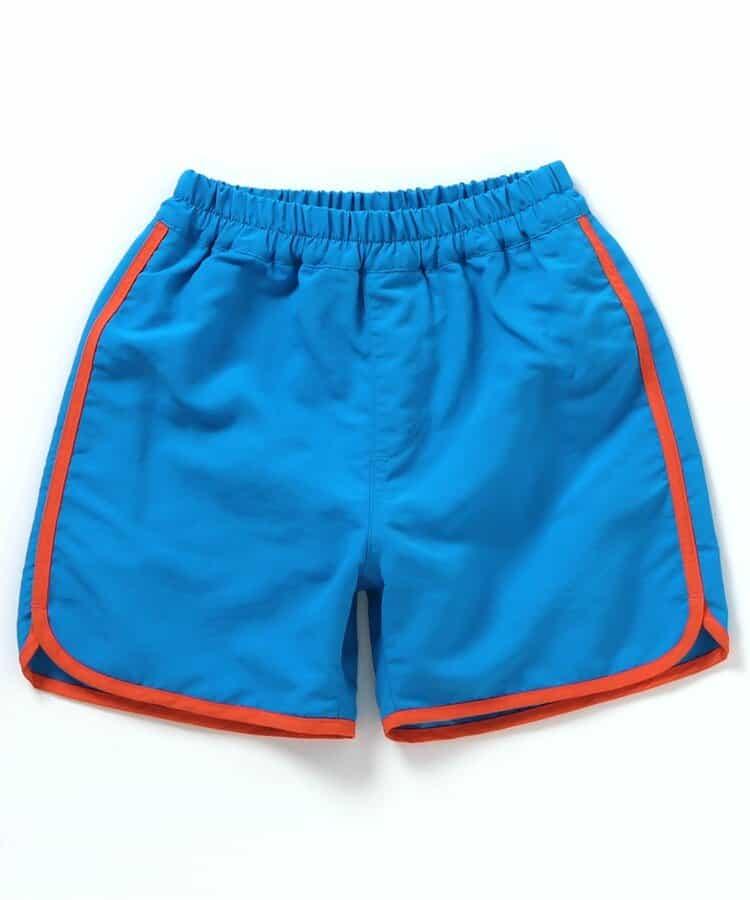 彩色拼接海灘短褲