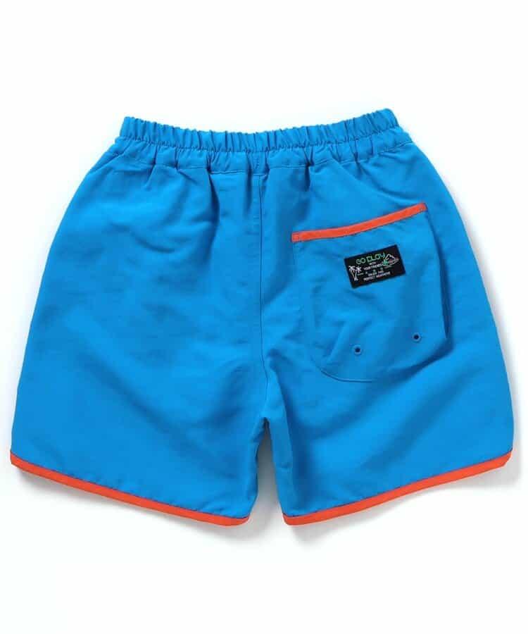 彩色拼接海灘短褲
